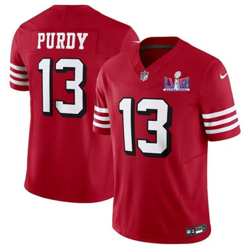 Brock Purdy New San Francisco 49ers red Vapor jersey