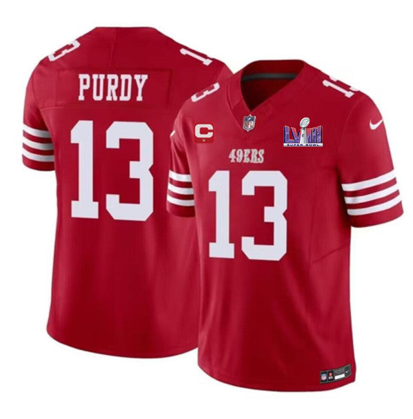 Brock Purdy San Francisco 49ers red Vapor jersey