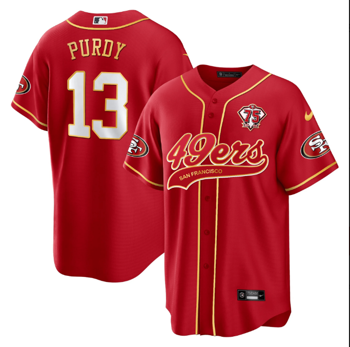 Brock Purdy San Francisco 49ers red jersey