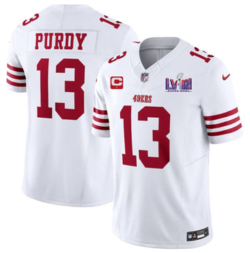 Brock Purdy San Francisco 49ers white Vapor jersey