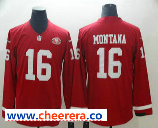 Joe Montana Nike San Francisco 49ers red Limited jersey