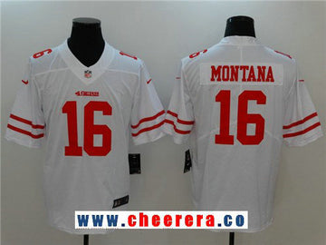 Joe Montana San Francisco 49ers white Vapor jersey