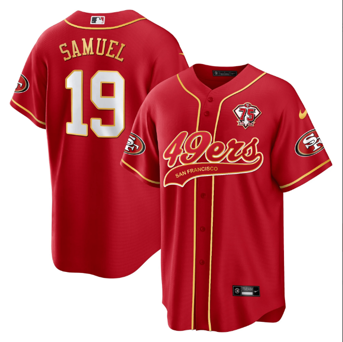 Deebo Samuel San Francisco 49ers red jersey