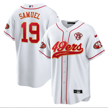 Deebo Samuel San Francisco 49ers white jersey