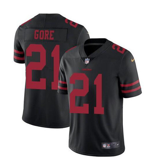 Frank Gore San Francisco 49ers black Vapor jersey