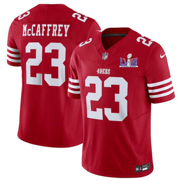 Christian McCaffrey San Francisco 49ers red Vapor jersey