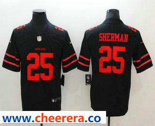 Richard Sherman San Francisco 49ers black Vapor jersey