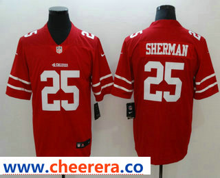 Richard Sherman San Francisco 49ers red Vapor jersey