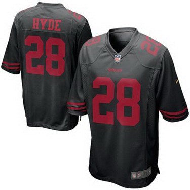 Carlos Hyde San Francisco 49ers black Limited jersey