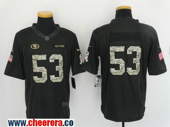 NaVorro Bowman San Francisco 49ers black Salute To Service jersey