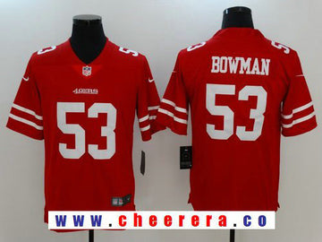 NaVorro Bowman San Francisco 49ers red Vapor jersey