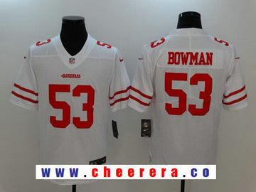NaVorro Bowman San Francisco 49ers white Vapor jersey