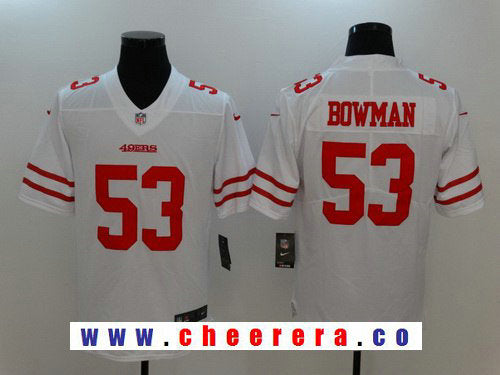 NaVorro Bowman San Francisco 49ers white Vapor jersey