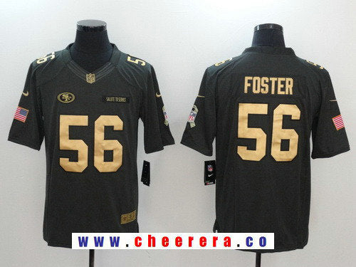 Reuben Foster San Francisco 49ers anthracite Salute To Service jersey