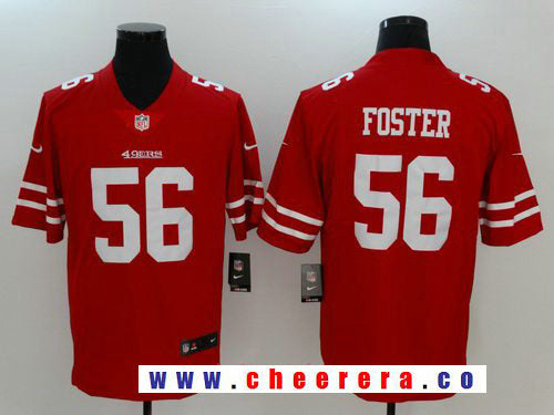 Reuben Foster San Francisco 49ers red Vapor jersey