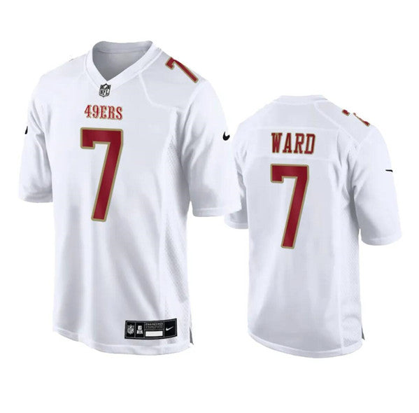 Charvarius Ward San Francisco 49ers white Vapor jersey