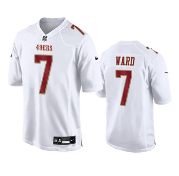 Charvarius Ward San Francisco 49ers white Vapor jersey