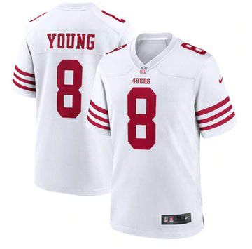 Steve Young San Francisco 49ers white Vapor jersey