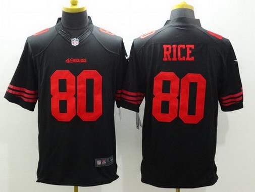 Jerry Rice San Francisco 49ers black Limited jersey