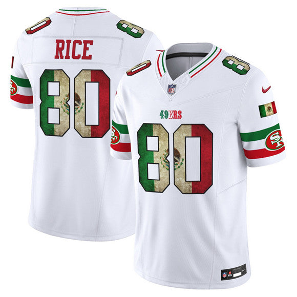 Jerry Rice San Francisco 49ers white Vapor jersey