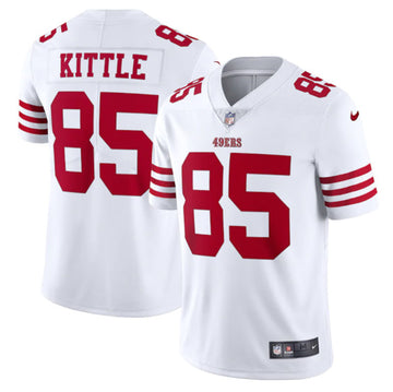 George Kittle San Francisco 49ers white Vapor jersey