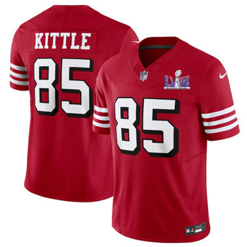 George Kittle New San Francisco 49ers red Vapor jersey
