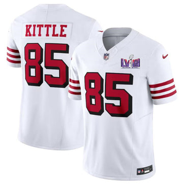 George Kittle New San Francisco 49ers white Vapor jersey