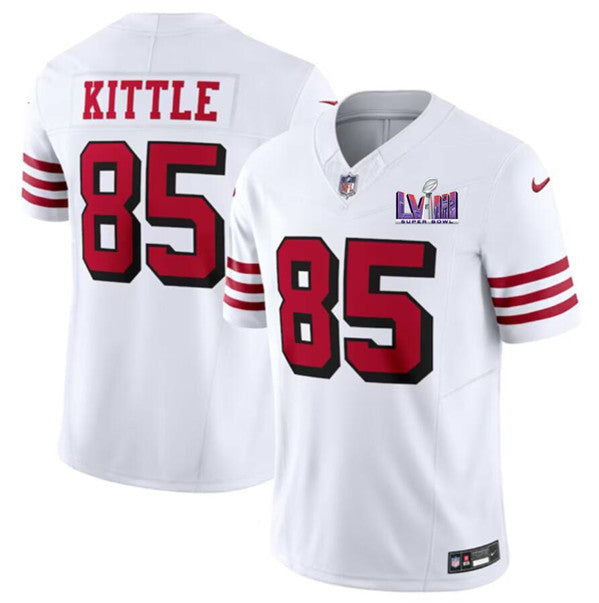 George Kittle New San Francisco 49ers white Vapor jersey