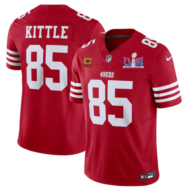 George Kittle San Francisco 49ers red Vapor jersey