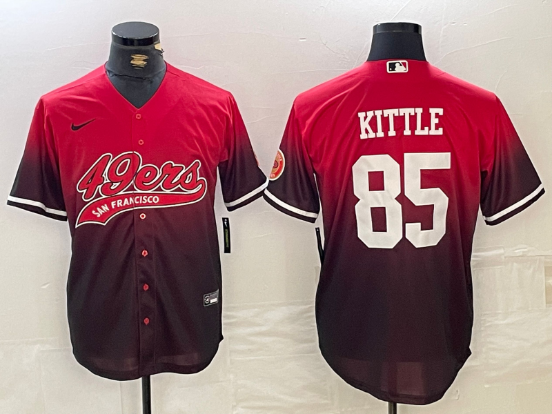 George Kittle San Francisco 49ers red jersey