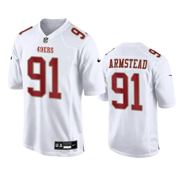 Arik Armstead San Francisco 49ers white Vapor jersey