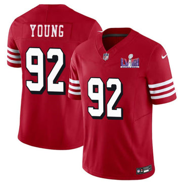 Chase Young New San Francisco 49ers red Vapor jersey