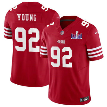 Chase Young San Francisco 49ers red Vapor jersey