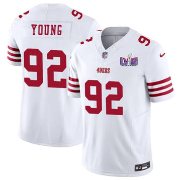 Chase Young San Francisco 49ers white Vapor jersey