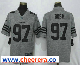 Nick Bosa San Francisco 49ers gray Vapor jersey