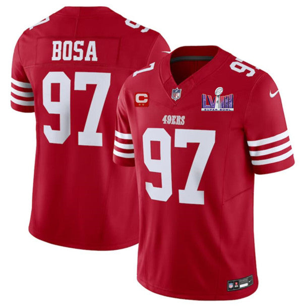 Nick Bosa San Francisco 49ers red Vapor jersey