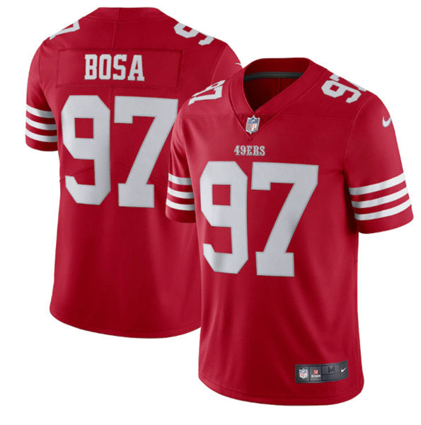 Nike Bosa San Francisco 49ers scarlet Vapor jersey