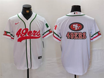 Logo San Francisco 49ers white jersey