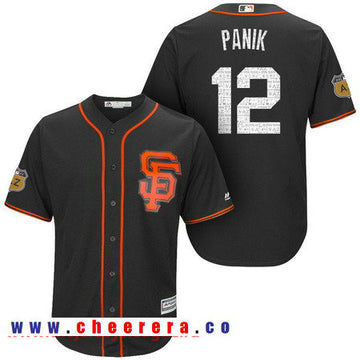 Joe Panik San Francisco Giants black jersey