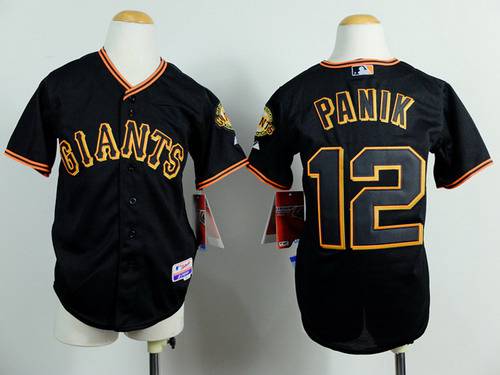 Joe Panik San Francisco Giants black jersey