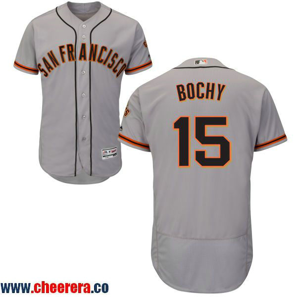 Bruce Bochy San Francisco Giants gray Road jersey