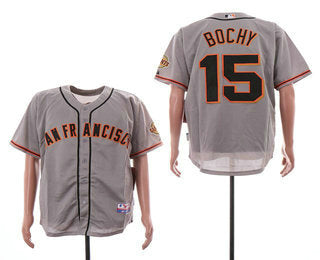 Bruce Bochy San Francisco Giants gray Road jersey