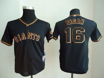 Angel Pagan San Francisco Giants black jersey