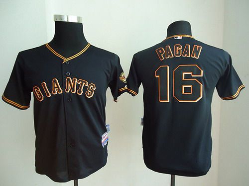 Angel Pagan San Francisco Giants black jersey
