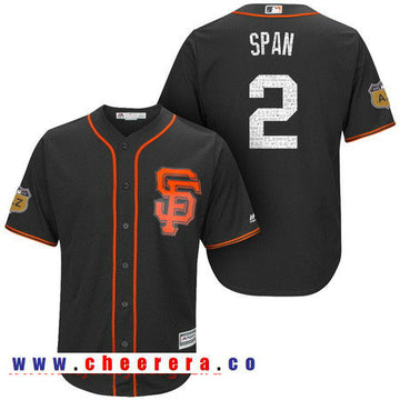 Denard Span San Francisco Giants black jersey