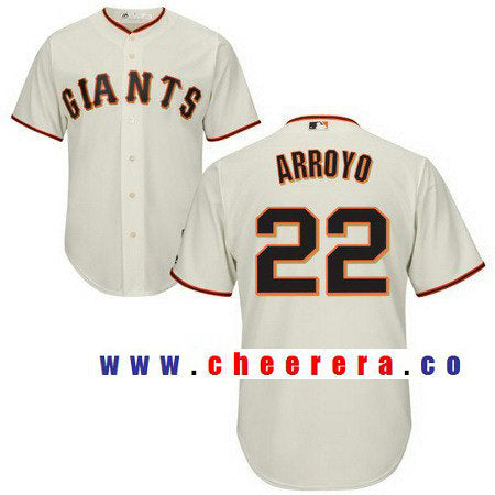 Christian Arroyo San Francisco Giants cream Home jersey