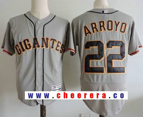 Christian Arroyo San Francisco Giants gray jersey