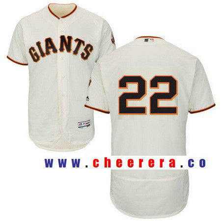 Christian Arroyo No Name San Francisco Giants cream Home jersey