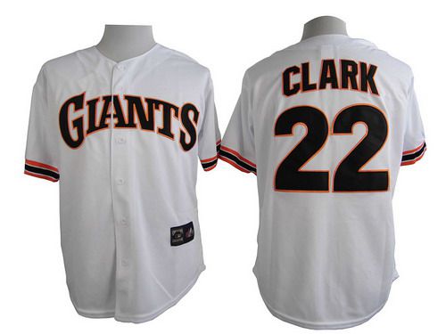 Will Clark San Francisco Giants white Throwback jersey