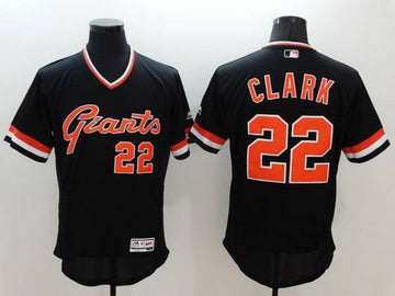 Will Clark San Francisco Giants black jersey